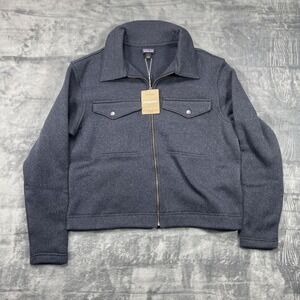 Patagonia Women's Better Sweater Zippered Chore Jacket (Pitch Blue) Sz L NWT